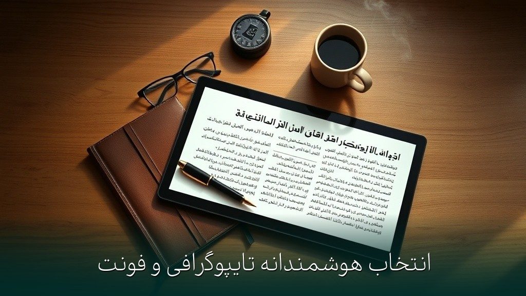 انتخاب هوشمندانه تایپوگرافی و فونت